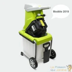 LEPOISSONQUIJARDINEFR Broyeur De Jardin 4000 T/min Feuilles Et Petites Branches 50 L 2500W