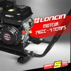 GARDEO PRO Broyeur De Végétaux Thermique 196CC - 50mm -Broyeur Magasin 12443707 3