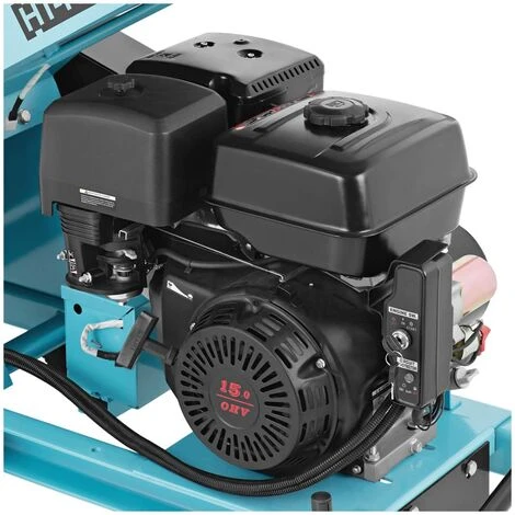 HILLVERT Broyeur De Végétaux Roues Réservoir 5L Ø De Coupe Max. 100Mm 3.600 Tr/Min 15 Cv - Noir, Gris 5 HILLVERT Broyeur De Végétaux Roues Réservoir 5L Ø De Coupe Max. 100Mm 3.600 Tr/Min 15 Cv - Noir, Gris – Image 3