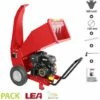 Broyeur Déchiqueteur De Branches 100 Mm Moteur Puissant 15CV LE56420-100 LEA - Rouge -Broyeur Magasin 18275071 1