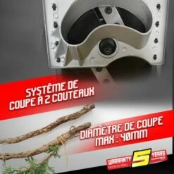 GARDEOPRO Broyeur De Végétaux électrique 2500W - Gardeo -Broyeur Magasin 18596402 4