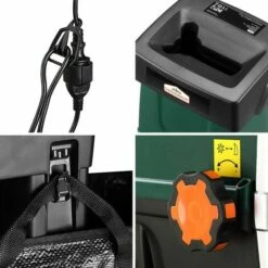 GARDEBRUK Broyeur De Végétaux Silencieux 2800 W Broyeur De Jardin Avec 2x Sac 60L Branches Arbustes 44mm -Broyeur Magasin 18743995 4