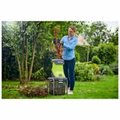 Pack RYOBI Broyeur De Végétaux 2500W RSH2545B - Gants De Jardinage Cuire Taille M RAC810M -Broyeur Magasin 23420308 5