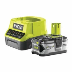 Pack RYOBI Broyeur De Végétaux 2500W RSH2545B - Taille-haies 18V OnePlus OHT1855R - Souffleur 18V OnePlus RBL1820S40F - 1 Batterie 4.0Ah 1 Chargeur -Broyeur Magasin 24446952 5