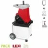 Broyeur De Branches électrique 2500W Coupe 40mm LEA LE54250-40B - Rouge -Broyeur Magasin 25245120 1