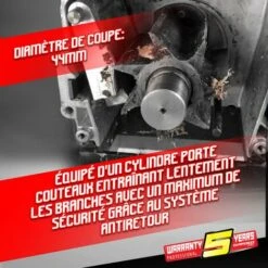 GARDEO PRO Broyeur De Végétaux électrique 2800W 44MM - Gardeo -Broyeur Magasin 2746822 3