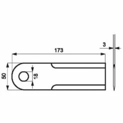 Couteau De Broyeur UNIVERSEL 0000600172KR -Broyeur Magasin 35697225 4
