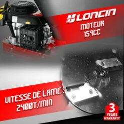 ELEM GARDEN TECHNIC Broyeur De Végétaux 159CC - 50mm Max -Broyeur Magasin 4986360 3