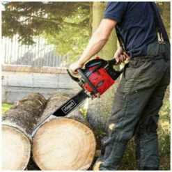 Pack SCHEPPACH Broyeur électrique - 2400 W - 2 Sac Collecteurs - GS55 - Tronçonneuse Thermique ProCut - 51 Cm - 2000 W - CSP5300 -Broyeur Magasin 54111080 4