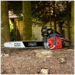 Pack SCHEPPACH Broyeur électrique - 2400 W - 2 Sac Collecteurs - GS55 - Tronçonneuse Thermique ProCut - 51 Cm - 2000 W - CSP5300 -Broyeur Magasin 54111080 5