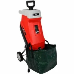 Broyeur électrique, Puissance 2500W, Capacité De Coupe 45mm, Grande Trémie, 2 Sacs De Collecte De 45l, Roues Et Poignée Pour Le Transport – Greencut GE250C-2 -Broyeur Magasin 58783461 4