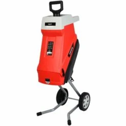 Broyeur électrique, Puissance 2500W, Capacité De Coupe 45mm, Grande Trémie, 2 Sacs De Collecte De 45l, Roues Et Poignée Pour Le Transport – Greencut GE250C-2 -Broyeur Magasin 58783461 5