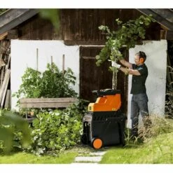 PEDY Broyeur De Végétaux 2800 W Broyeur De Jardin Jaune 11 PEDY Broyeur De Végétaux 2800 W Broyeur De Jardin Jaune -Broyeur Magasin 67634548 5