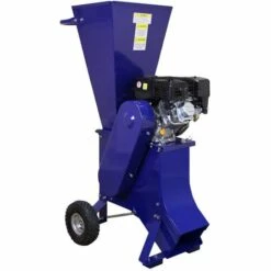 T-Mech Broyeur De Branches, Déchiqueteuse De Feuilles D’arbre 196 Cc 6,5 CV Pour Jardiniers Professionnels Et Paysagistes - Bleu -Broyeur Magasin 9428600 3